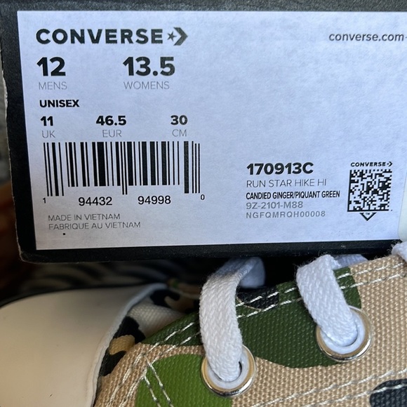 Converse Run Star Hile Hi Candid Ginger/Piquant Grey mens - Picture 16 of 16